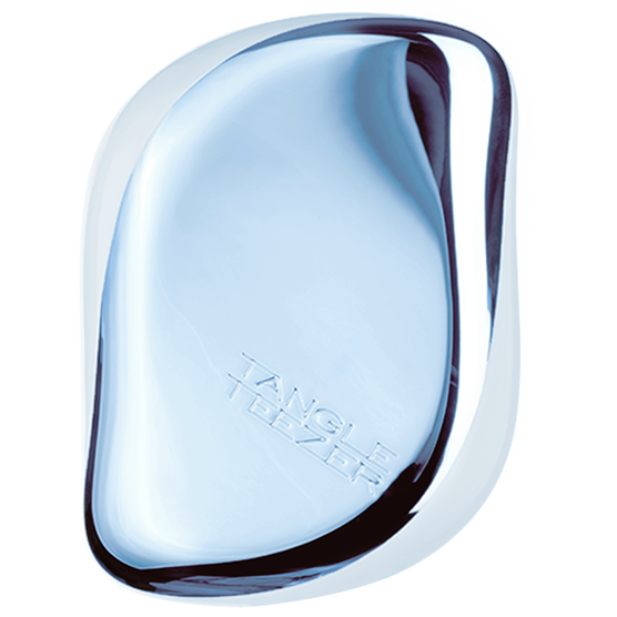 Escova de Cabelo Tangle Teezer Compact Styler - Baby Blue Chrome